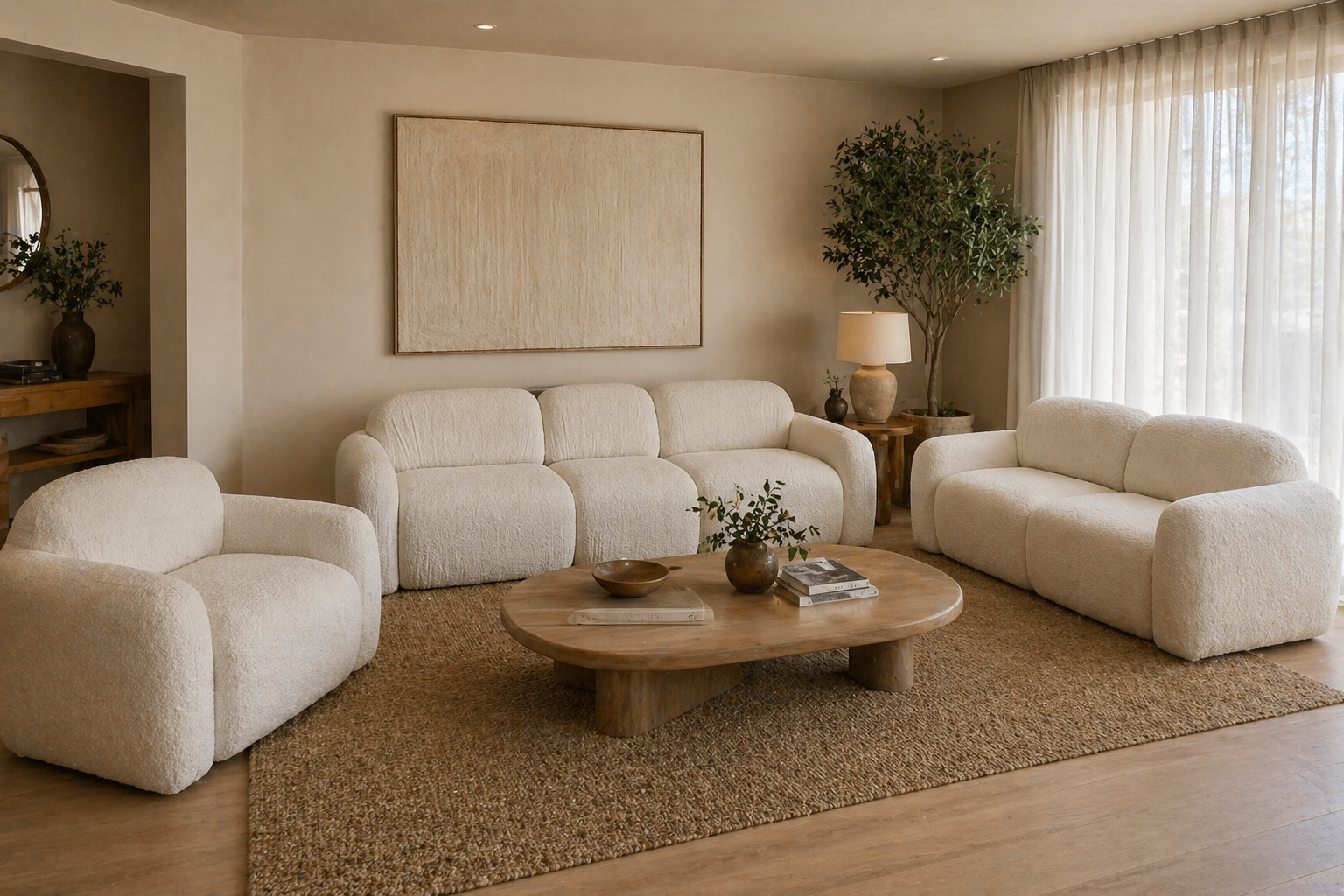 Moist Cloud Modular 3 2 1 Sofa Set