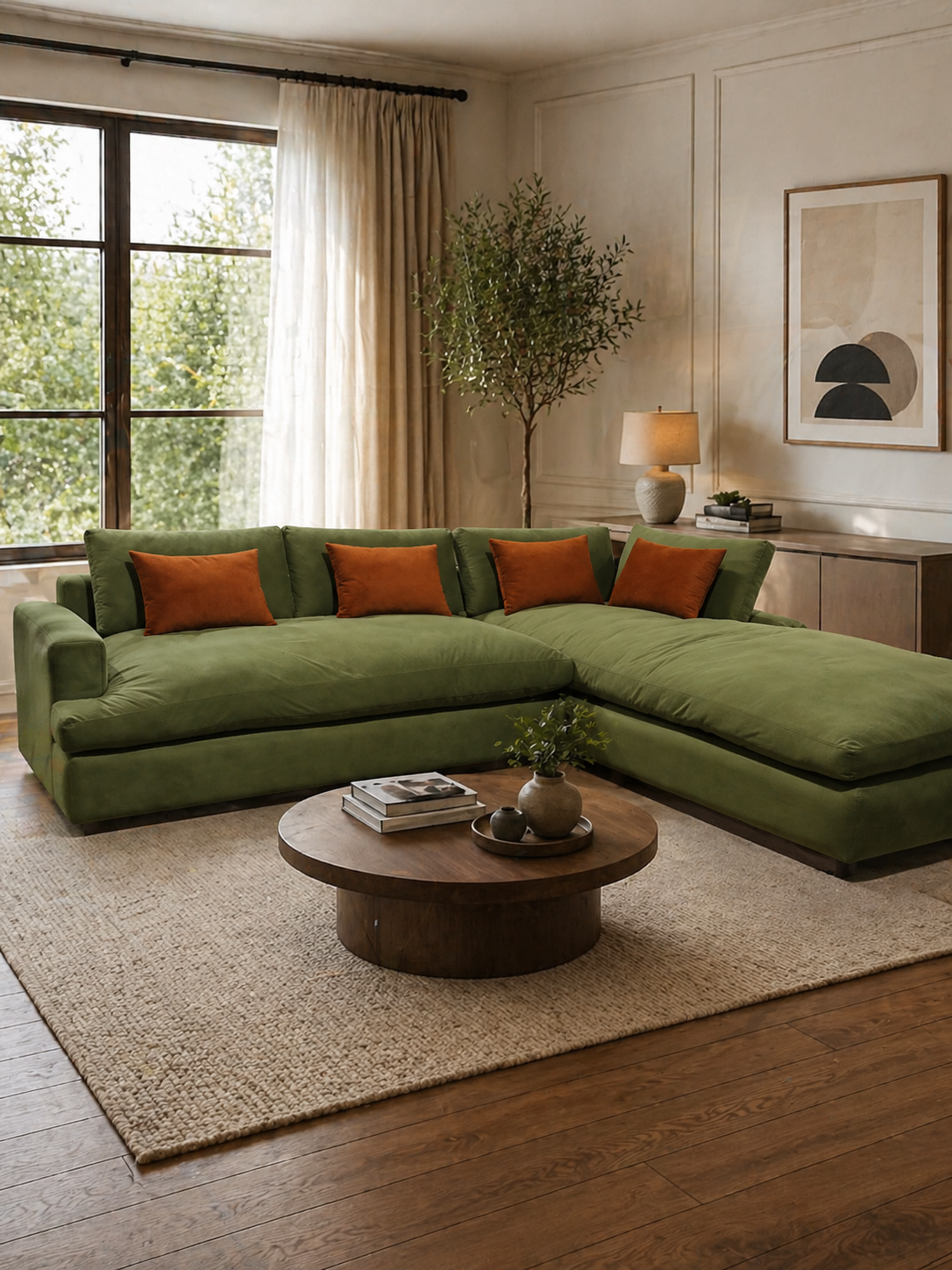 Olive Crest Sectional Sofa