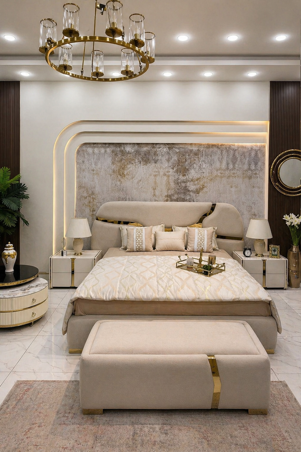 Ivory Luxe Bed Set