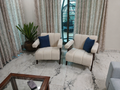 Cushyra Wooden Arm Sofa Chairs