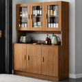 Minimal Oak Kitchen Storage Cabinet
