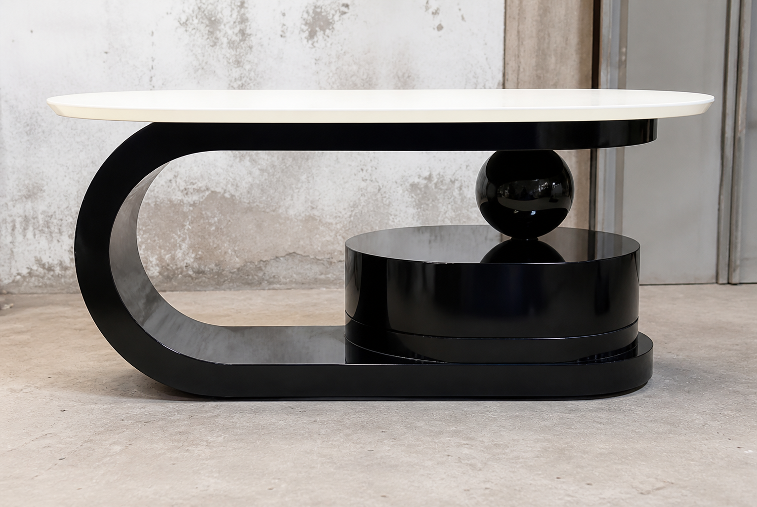 Noir Orb Center Table