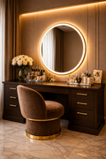 Golden Aura LED Dressing Table