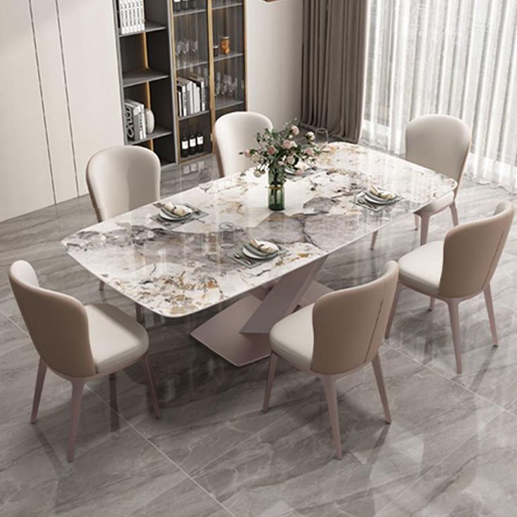Calix Modern Dining 6 Seater Table
