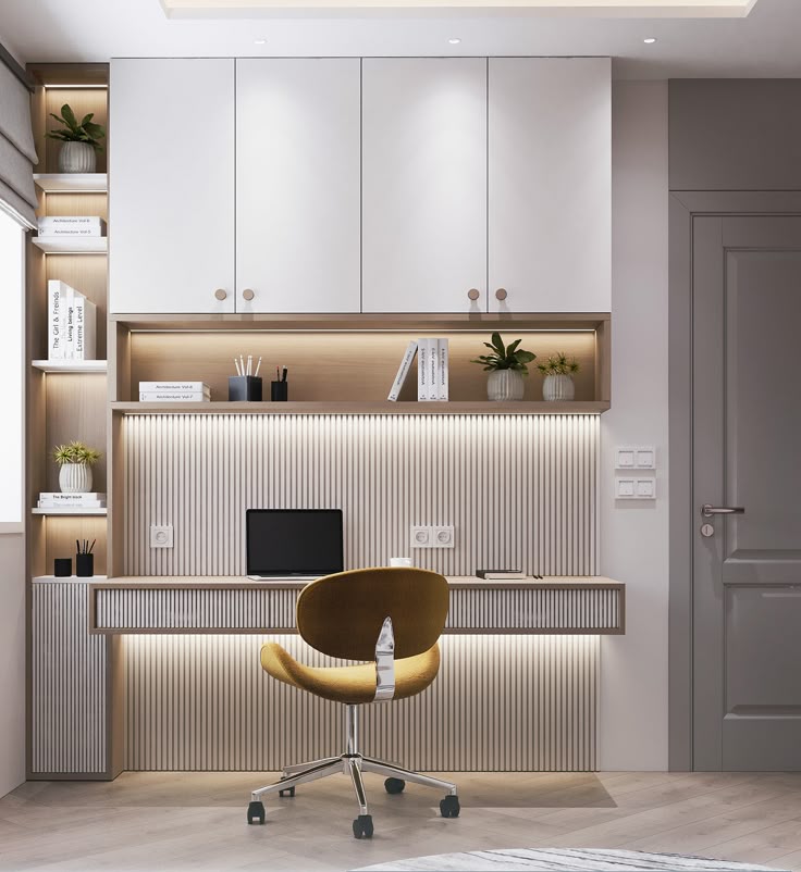 Ivory Oak work Station
