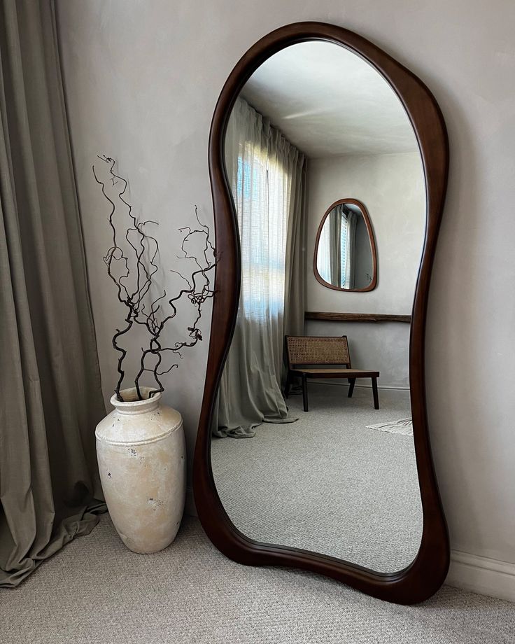 Wooden Mirror