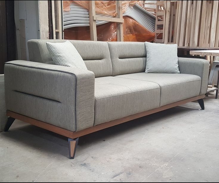 Orion Wood Base 3 2 1 Sofa Set