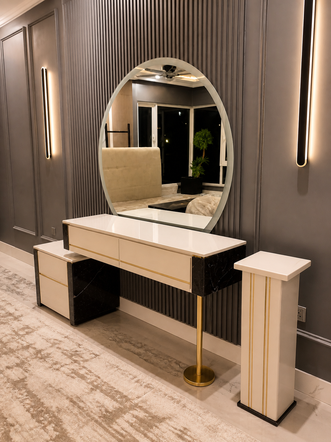 Obsidian Glow Dressing Console