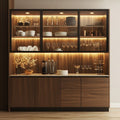 Timber Glow Kitchen Storage Cabinet