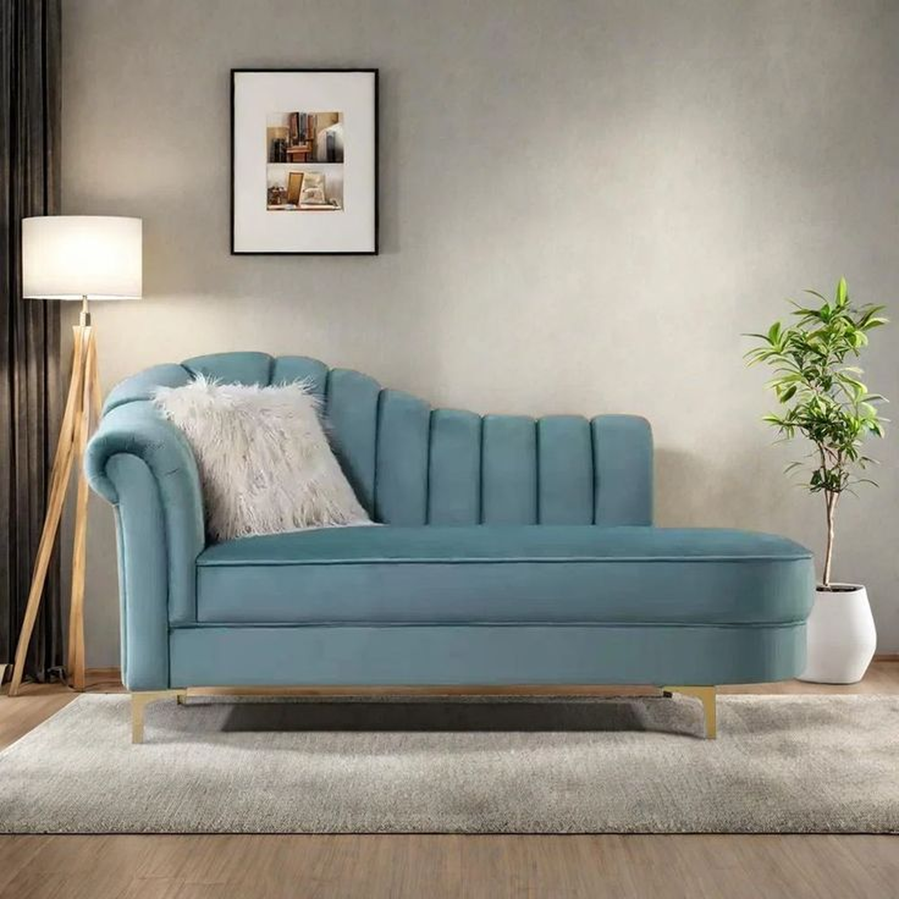 Royal Blue Diwan Sofa